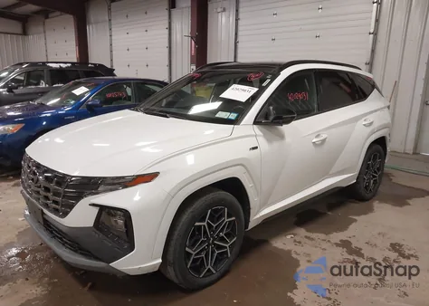 2023 Hyundai Tucson N Line z USA, uszkodzony, nr VIN KM8JFCAE8PU190188